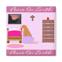 Peace On Earth magnets by Perlyyyy Peace On Earth magnets