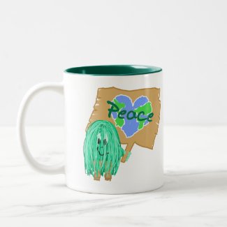 Peace on earth mug