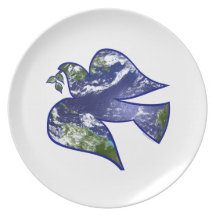 Peace On Earth Party Plates