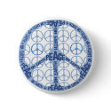 Peace On Earth Peace Sign buttons