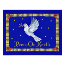 Peace On Earth Personalized Announcement