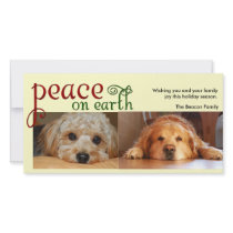Peace on earth photo cards
