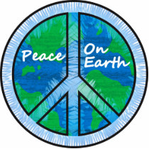Peace on Earth photo sculptures