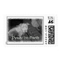 Peace on Earth pit bull stamp