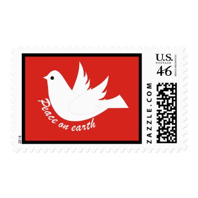 Peace on Earth postage stamp