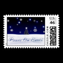'Peace On Earth' Postage postage