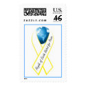 PEACE ON EARTH RIBBON postage