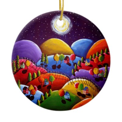 Peace on Earth Round Ornament