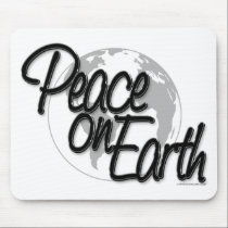 Peace On Earth Script Lite mousepads