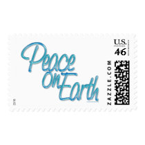 Peace On Earth Script postage by Curious_Dreams Peace On Earth Script postage