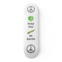 PEACE on earth skateboards by lindseybeththomas PEACE on earth skateboards