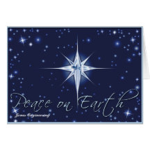 Peace on Earth Star of Light Cards