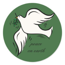 Peace on Earth stickers by teeloft Peace on Earth stickers