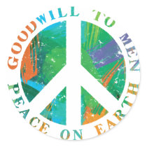 Peace on Earth stickers
