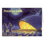 Peace on Earth Vintage Science Fiction Christmas Greeting Cards