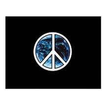 peace on earth white post cards