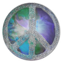 Peace on Earth ~ Written in Stone Party Plates