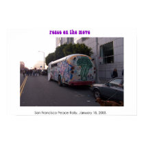 peace on the move (color) posters