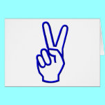 Peace or V for Victory cards