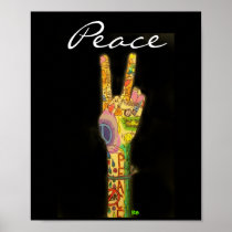Peace Original Art Poster by SRF + RS