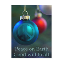 Peace Ornaments Holiday Cards Post Cards