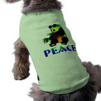 Peace Panda Bear pet clothing