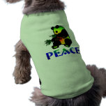 Peace Panda Bear Dog Clothing