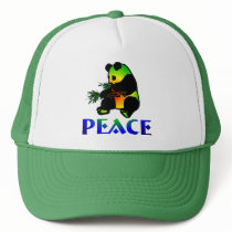 Peace Panda Bear hats by orsobear Peace Panda Bear hats