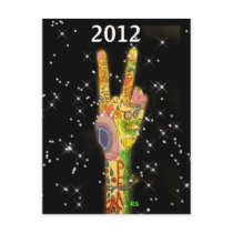 Peace Party New Year's 2012 Postcards