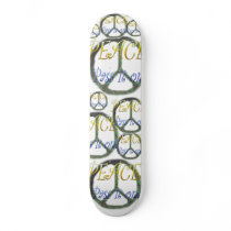 Peace - Pass it on Collage skateboard
