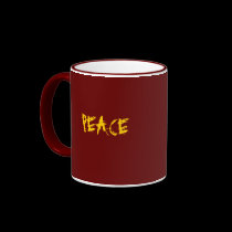 peace, PEACE mugs