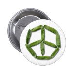 Peace Peas 2 button