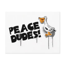 Peace Pelican postcards by haywiregraphics Peace Pelican postcards