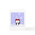Peace Penguin Holiday Card