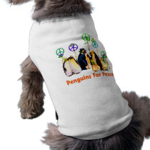 Peace Penguins pet clothing