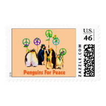 Peace Penguins Stamp