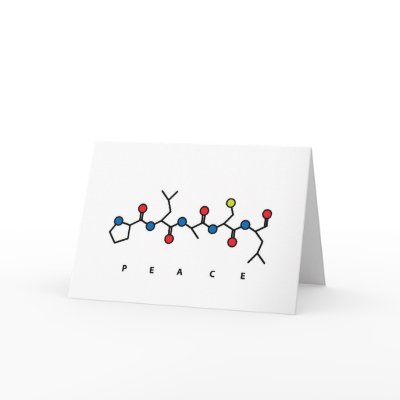 PEACE peptide Cards by wugglyump