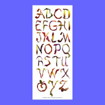 Peace Petals Alphabet posters