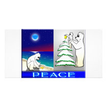 PEACE PERSONALIZED PHOTO CARD