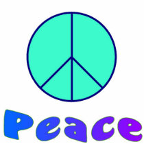 Peace picture sculpture cut outs