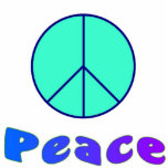 Peace picture sculpture cut outs