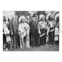 Peace Pipe, 1905 Greeting Cards
