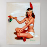 Peace Pipe Pin Up Print