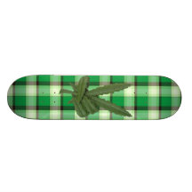 PEACE PLAID SKATE DECKS