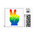 Peace postage stamp by tshirtfun Peace postage stamp