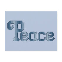 Peace Postcard by ingasi Peace Postcard