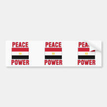 Peace Power Bumper Stickers