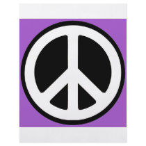 Peace Purple Sign! flyers by angeria Peace Purple Sign! flyers