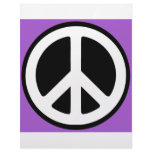 Peace Purple Sign! Letterhead