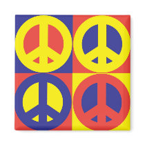 Peace Quilt - Magnet by threesalamanders Peace Quilt - Magnet